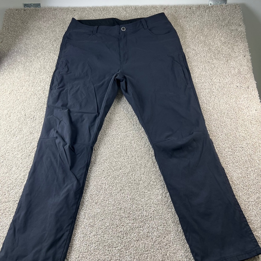 Orvis Collection Mens Black Nylon Blend Outdoor Hiking Pants Size 40x34 Gorecorp